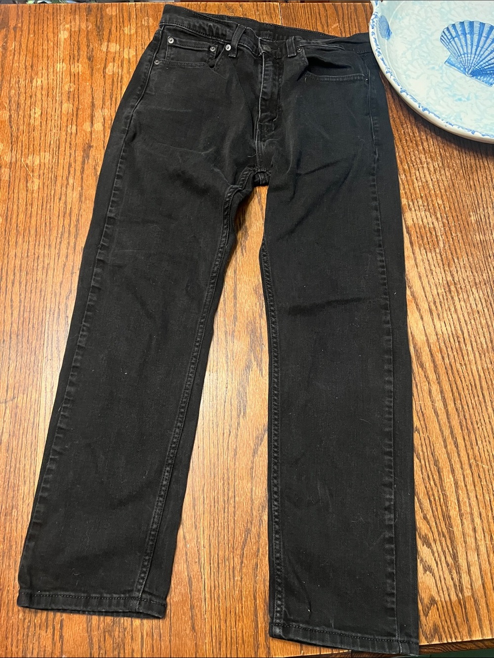 Levi's Black Straight-Leg Jeans